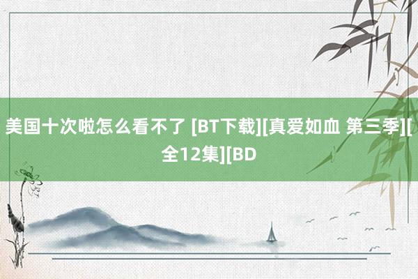 美国十次啦怎么看不了 [BT下载][真爱如血 第三季][全12集][BD